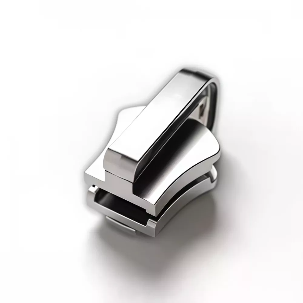 Reversibler Schieber für Metallreißverschluss